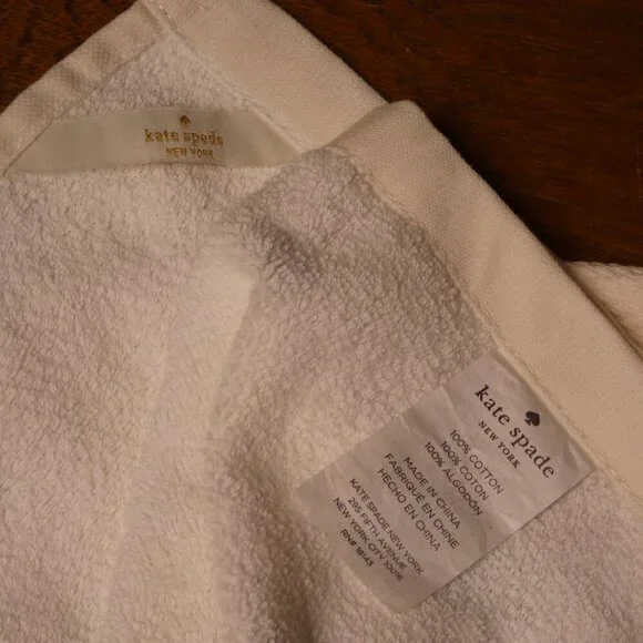 Rae Dunn, Kate Spade ceramic Cherry on Top mug and matching kitchen towel - Picture 10 of 11